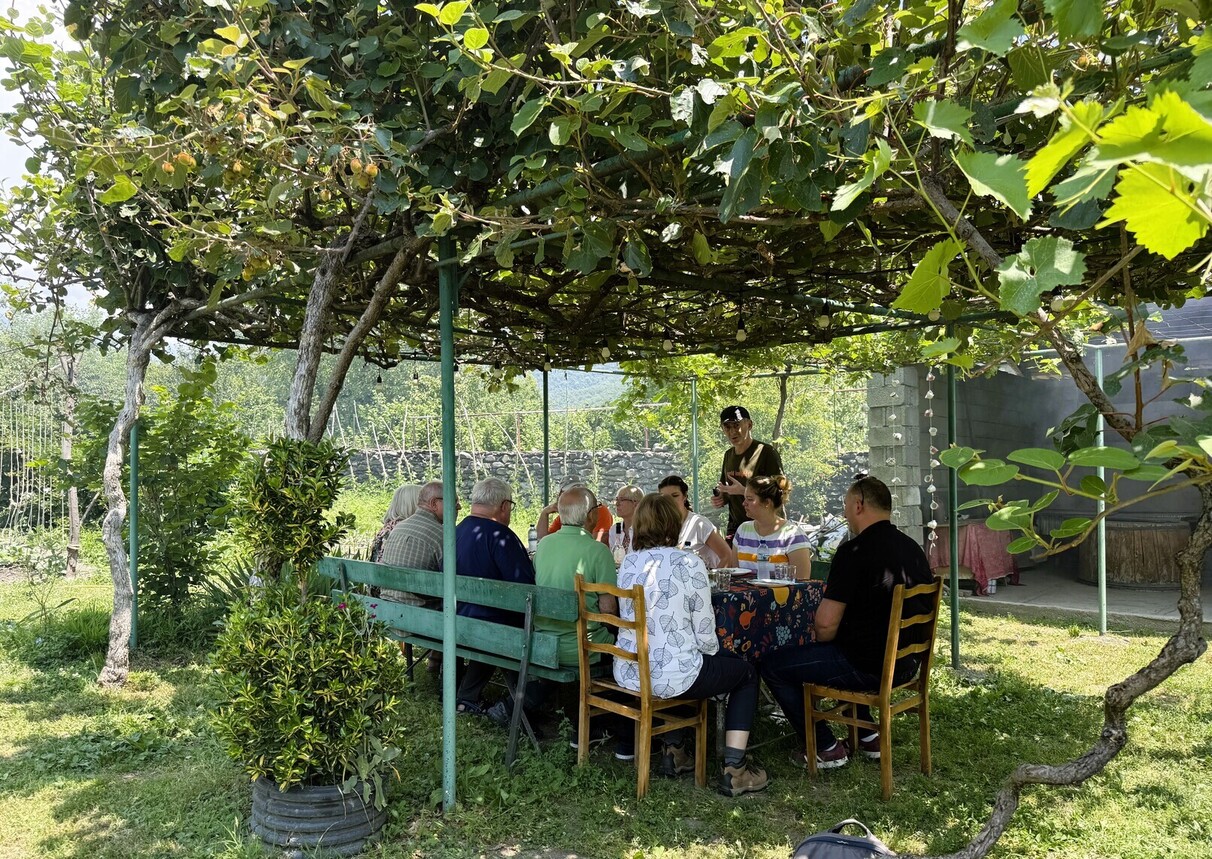 Lunch at local family